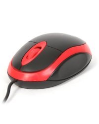 Omega OM06VR Стандартная Мышь для компьютера | 1200 DPI | USB | Kрасный