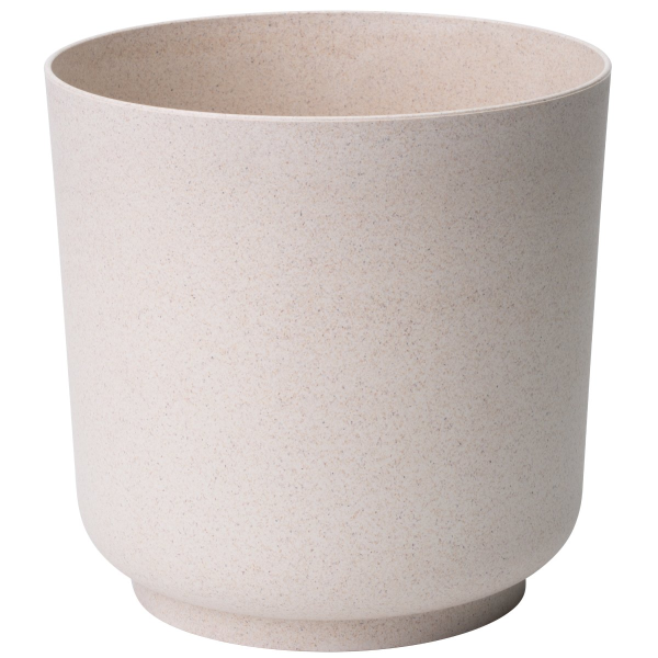 Цветочный горшок Satina Eco 15 см белый 2 л