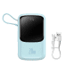 Baseus Qpow power bank 10000mAh built-in Lightning 20W Quick Charge cable SCP AFC FCP blue (PPQD020003)