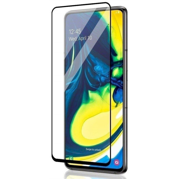 Tempered Glass 9D Защитное стекло для экрана Samsung A415 Galaxy A41 Черное