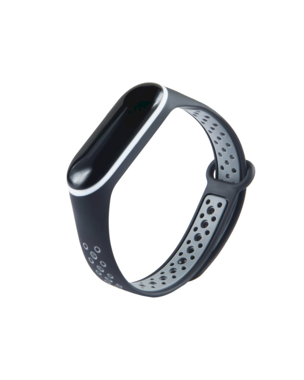 Fusion Dots Ремешок для часов Xiaomi Mi Band 3 / Mi Band 4 сeрый