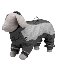 Одежда для собак - Trixie Helsinki зимний комбинезон, M: 50 см, серый