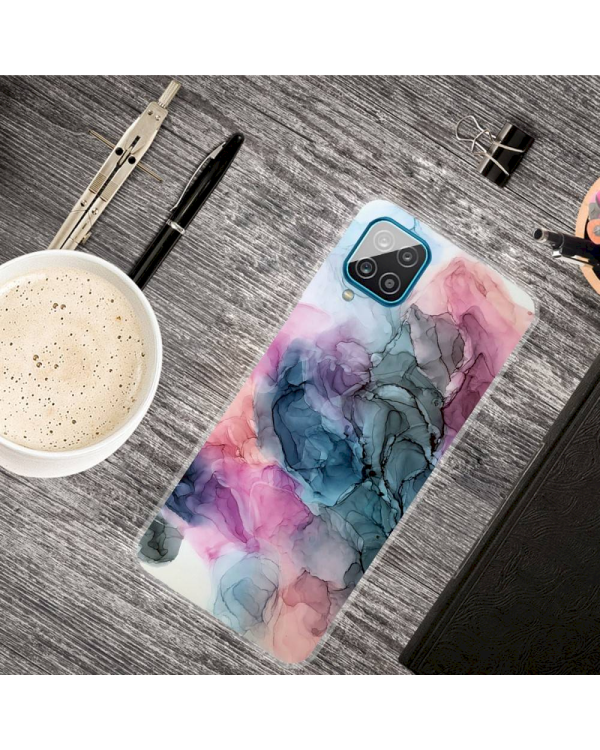 Fusion marble силиконовый чехол для Samsung A125 Galaxy A12 (дизайн h)