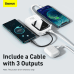 Powerbank Baseus Qpow PRO with cable, 20000mAh, 20W (White)