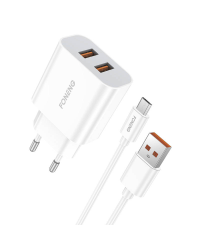 Двойное USB-зарядное устройство Foneng EU45 Micro