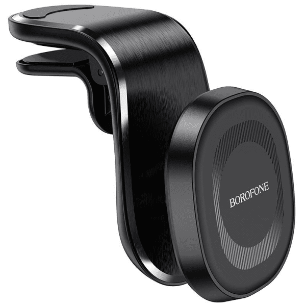 Обложка книги «Borofone Car holder BH40 Kyle magnetic, air vent mount black»