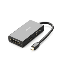 UGREEN Adapter Mini DisplayPort to HDMI/VGA/DVI MD114 (black)