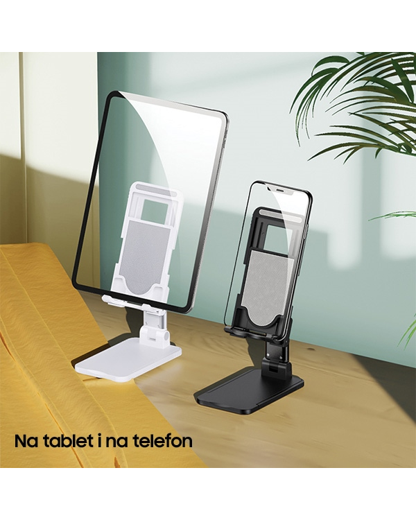 USAMS Uchwyt biurkowy na telefon|tablet czarny|black ZJ59ZJ01 (US-ZJ059)
