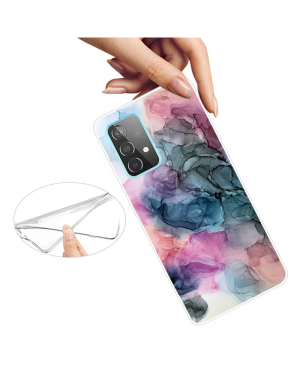 Fusion marble силиконовый чехол для Samsung A726 / A725 Galaxy A72 / A72 5G (дизайн h)