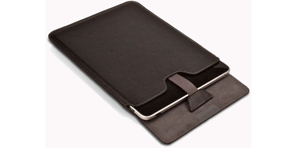 XtremeMac Тонкий кожаный чехол для iPad, iPad2, iPad3 и планшетов черный