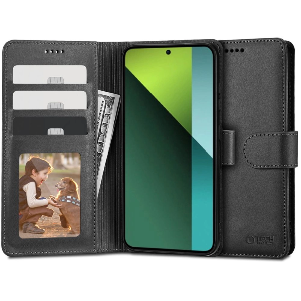 Обложка книги «Tech-Protect Wallet Case for Xiaomi Redmi Note 13 Pro 5G | Poco X6 5G - Black»