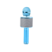 Goodbuy караоке микрофон со встроенным динамиком bluetooth | 3 Вт | aux | голосовой модулятор | USB | Micro SD синий