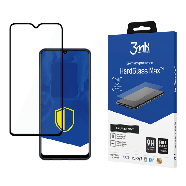 Обложка книги «Samsung Galaxy M32 5G Black - 3mk HardGlass Max™ screen protector»