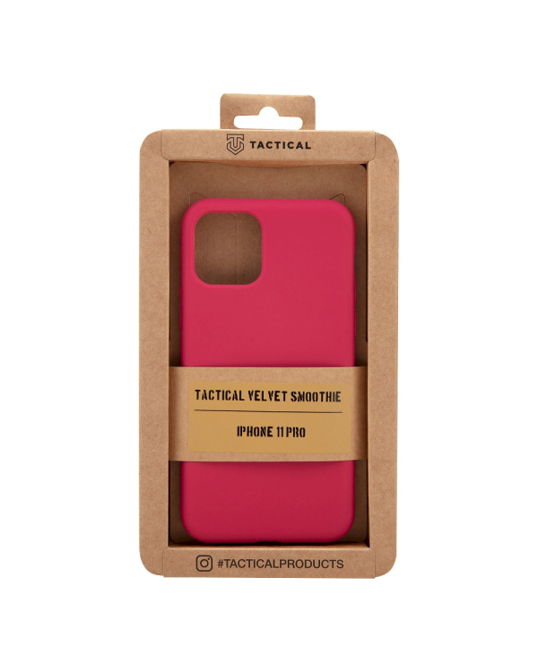 Tactical Velvet Smoothie Cover for Apple iPhone 11 Pro Sangria