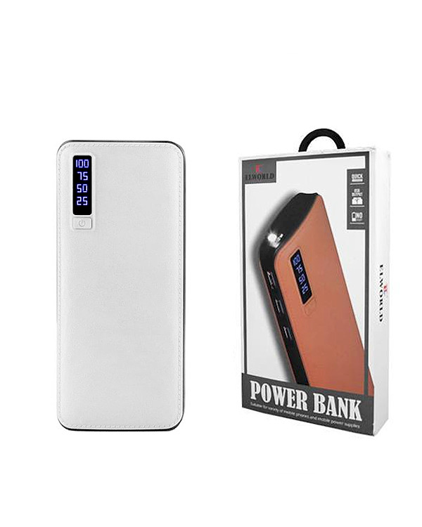 Блок питания Goodbuy Economy Series 20000 мАч / 3 порта USB / 2,1 А, белый