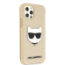 KLHCP12MCHTUGLGO Karl Lagerfeld Choupette Head Glitter Case for iPhone 12/12 Pro 6.1 Gold