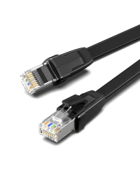 UGREEN NW134 Cat 8 U/FTP Flat Ethernet RJ45 Cable Pure Copper 2m (black)