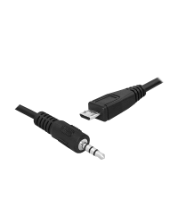 Кабель Micro USB - Jack 3,5 мм, четырехполюсный, 1,5 м.