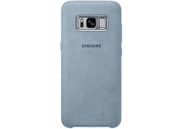 Samsung EF-XG955AMEGWW Alcantara Cover Оригинальный чехол для Samsung G955 Galaxy S8 Plus серый