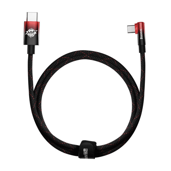 Обложка книги «Baseus MVP2 USB-C to USB-C Cable, 100W, 1m (Black | Red)»