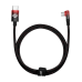 Обложка книги «Baseus MVP2 USB-C to USB-C Cable, 100W, 1m (Black | Red)»