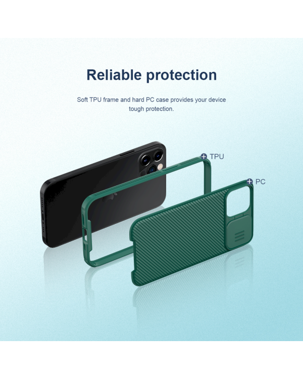 Дополнительное изображение книги «Nillkin CamShield Pro Hard Case for iPhone 12/12 Pro 6.1 Black»