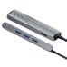 Baseus CAHUB-J0G 6 in 1 Приставка для MacBook | 1 x HDMI | 3 x USB 3.0 | USB-C | RJ45 | PD