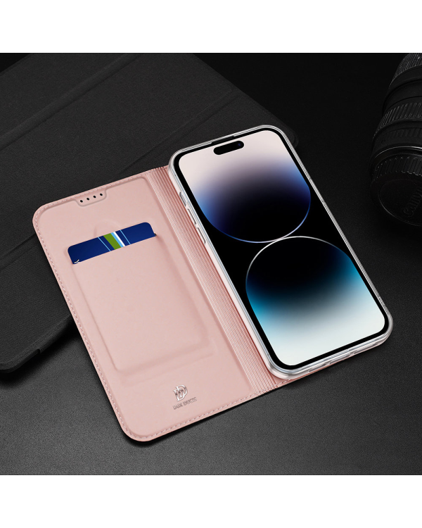 Dux Ducis Skin Pro Wallet Case for iPhone 15 Pro Max - Black
