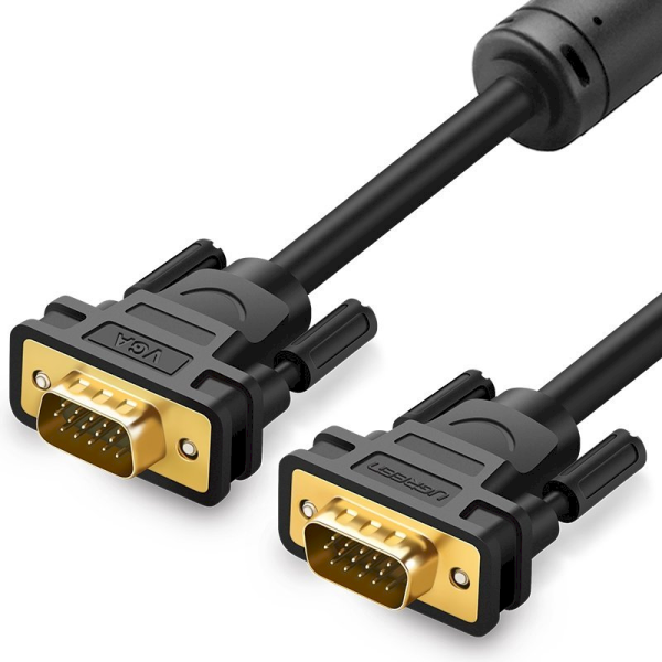 Обложка книги «Ugreen VGA (męski) - VGA (męski) cable FHD 1,5 m black (VG101 11630)»