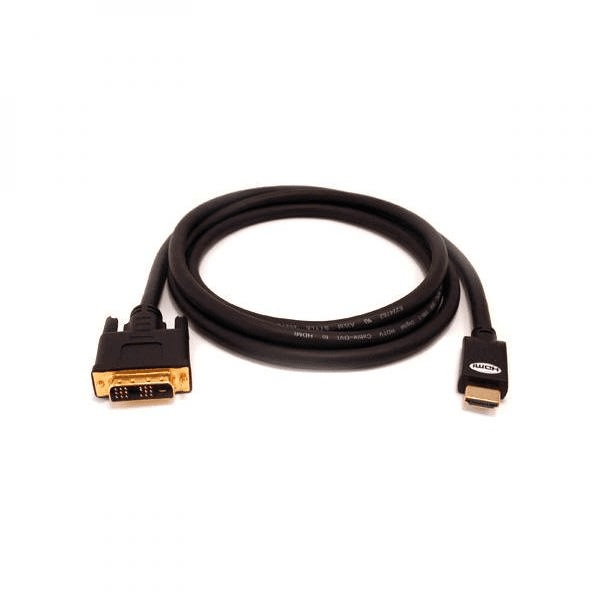 Кабель Fusion DVI (18+1) to HDMI 2 м, черный