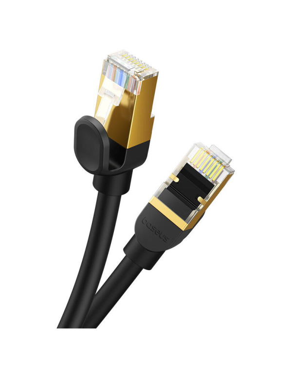 Сетевой кабель cat.8 Baseus Ethernet RJ45, 40 Гбит|с, 10 м (черный)