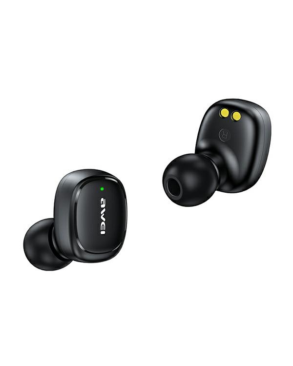 Дополнительное изображение книги «AWEI słuchawki Bluetooth 5.1 T13 Pro TWS + stacja dokująca czarny|black»