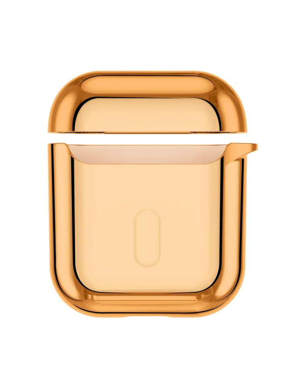 Baseus Shining Hook Силиконовый чехол для наушников Apple Airpods 1 / 2 золотой