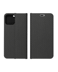 Fusion Luna Carbon Book Case Книжка чехол для Samsung A356 Galaxy A35 5G черный