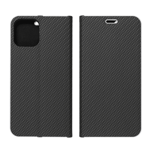 Fusion Luna Carbon Book Case Книжка чехол для Samsung A356 Galaxy A35 5G черный