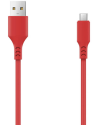 Кабель Setty USB- microUSB 1.8 м 2A красный