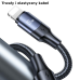 Дополнительное изображение книги «USAMS Kabel U71 USB-C na Lightning 2m 20W PD Fast Charge czarny|black SJ522USB01 (US-SJ522)»