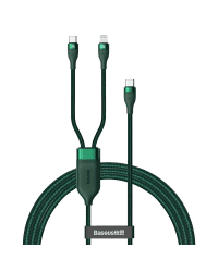 Baseus Flash Series 2-in-1 Cable Type-c to 2x Type-C, 100W, 1.5m Black