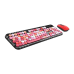 Wireless keyboard + mouse set MOFII Honey Plus 2.4G (black&red)