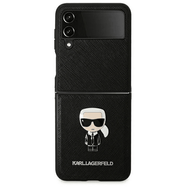 Обложка книги «Karl Lagerfeld PU Saffiano Ikonik Case for Samsung Galaxy Z Flip 4 Black»