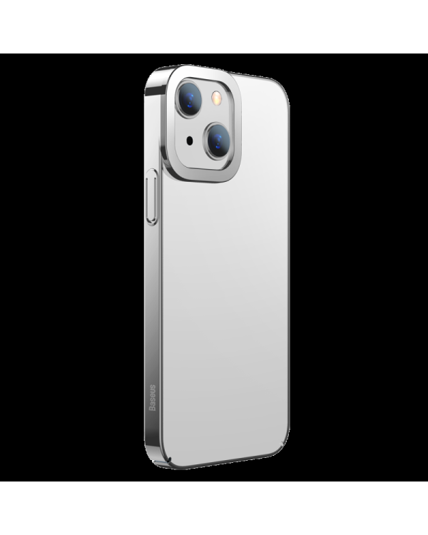 Baseus Glitter Transparent Case for iPhone 13 (silver)