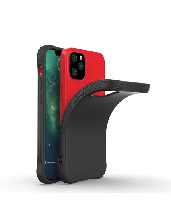Fusion Solaster Back Case Силиконовый чехол для Apple iPhone 12 Pro Max Черный