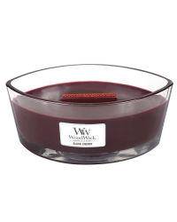 Ароматическая свеча WoodWick Black Cherry с деревянным фитилем 453,6 г