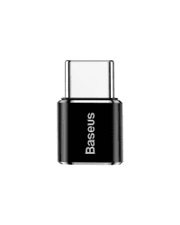 Baseus Mini Универсальный Адаптер Micro USB к USB Type-C Подключение Black