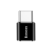 Baseus Mini Универсальный Адаптер Micro USB к USB Type-C Подключение Black