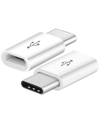 Fusion Универсальный Адаптер Micro USB к USB Type-C (USB-C) Подключение Белый