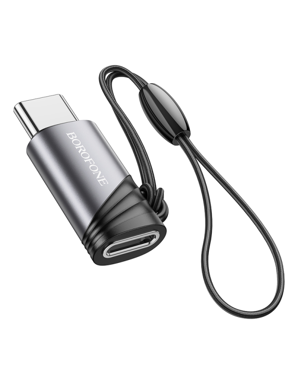 Дополнительное изображение книги «Borofone Adapter BV20 - Lightning female to Type C male - black»