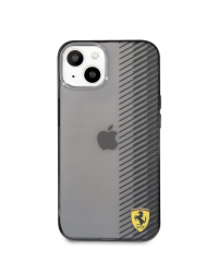 FEHCP13MUYEK Ferrari Gradient Transparent Hard Case for iPhone 13 Black