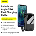 Powerbank Baseus Qpow PRO with cable, 20000mAh, 20W (Black)
