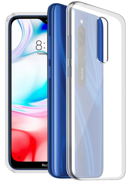 Fusion Ultra Back Case 2 mm Прочный Силиконовый чехол для Xiaomi Redmi 8 / 8A Прозрачный